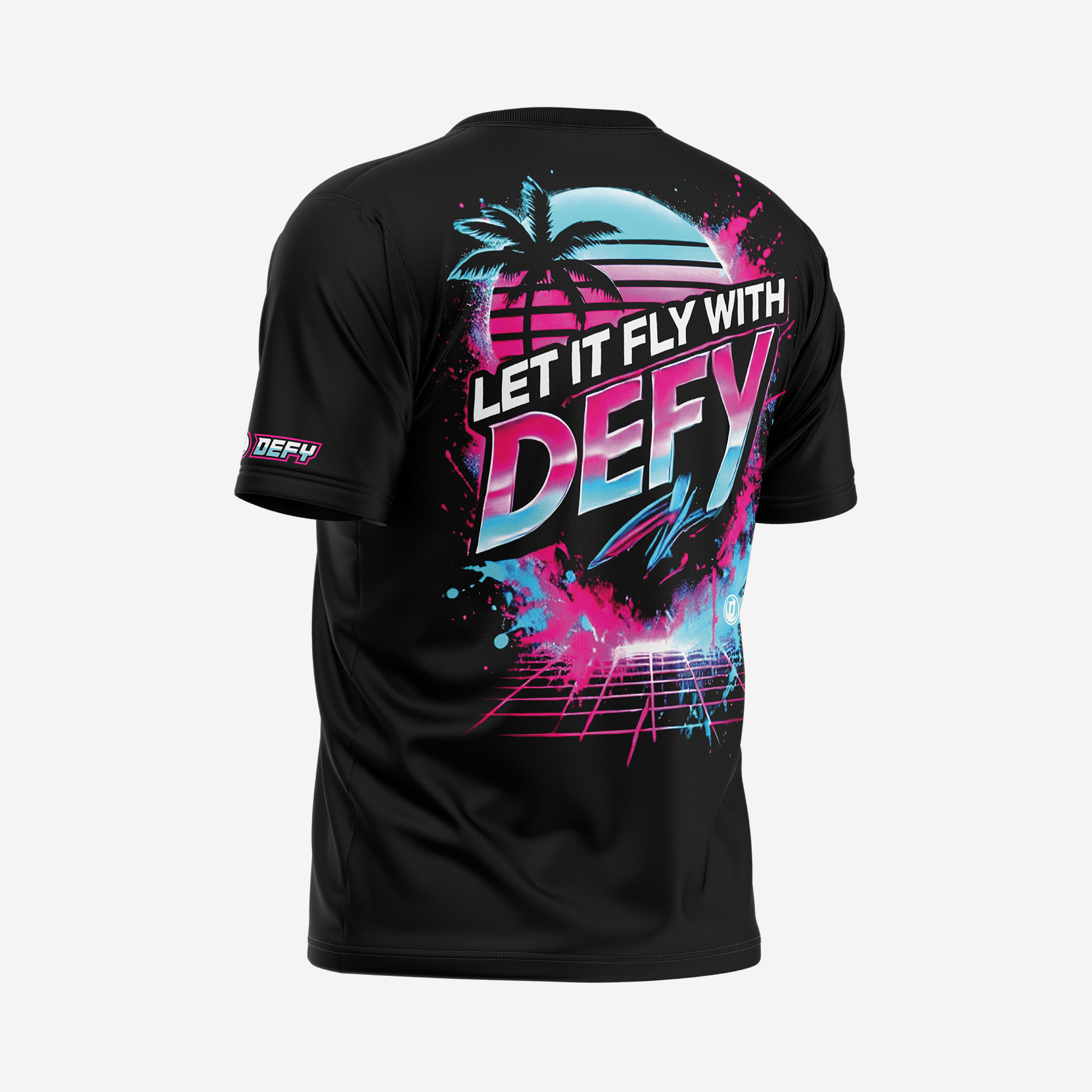 Defy Dry Fit T-Shirt – "Miami" - DEFY PAINTBALL
