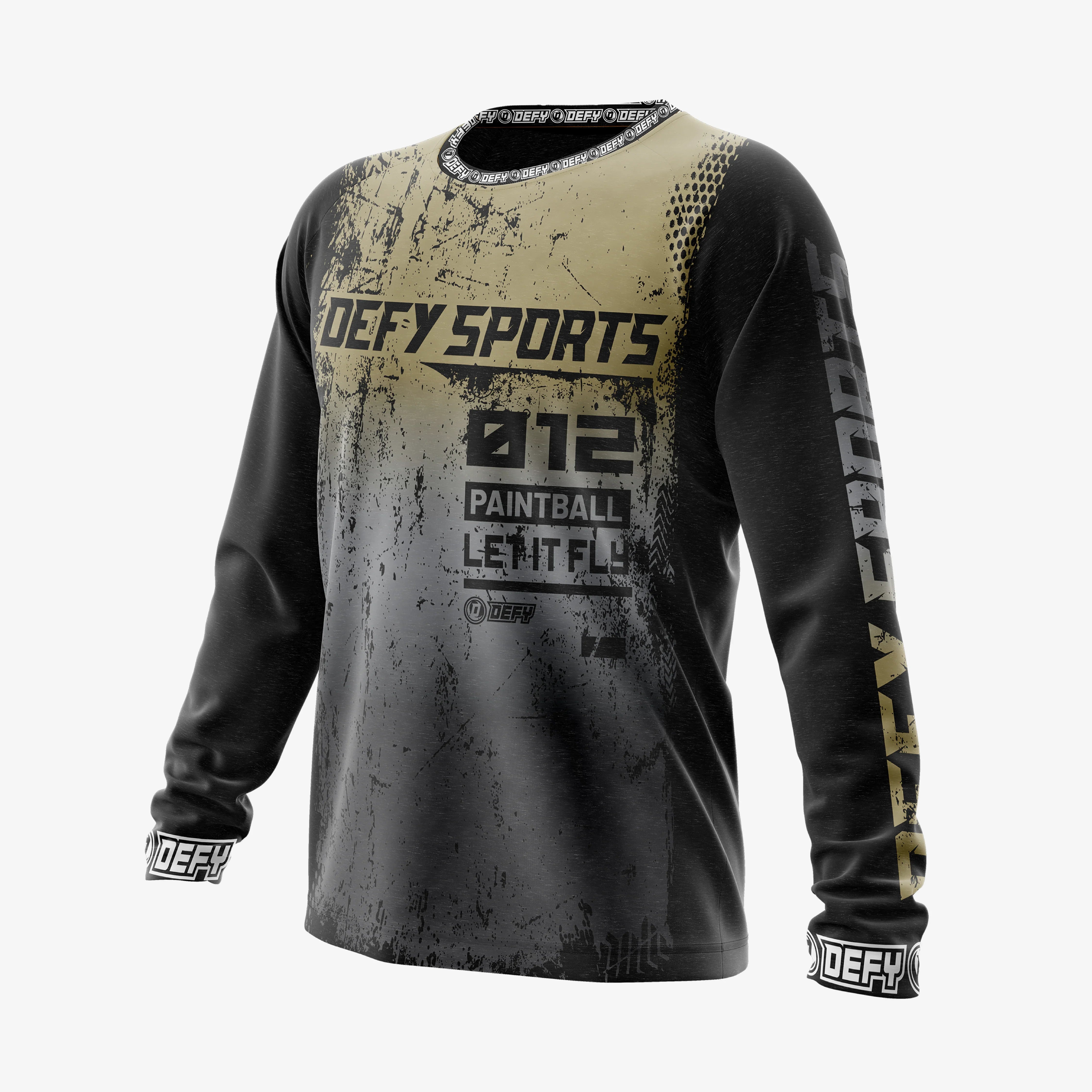 Defy Striker Jersey – "Grunge Gold" - DEFY PAINTBALL