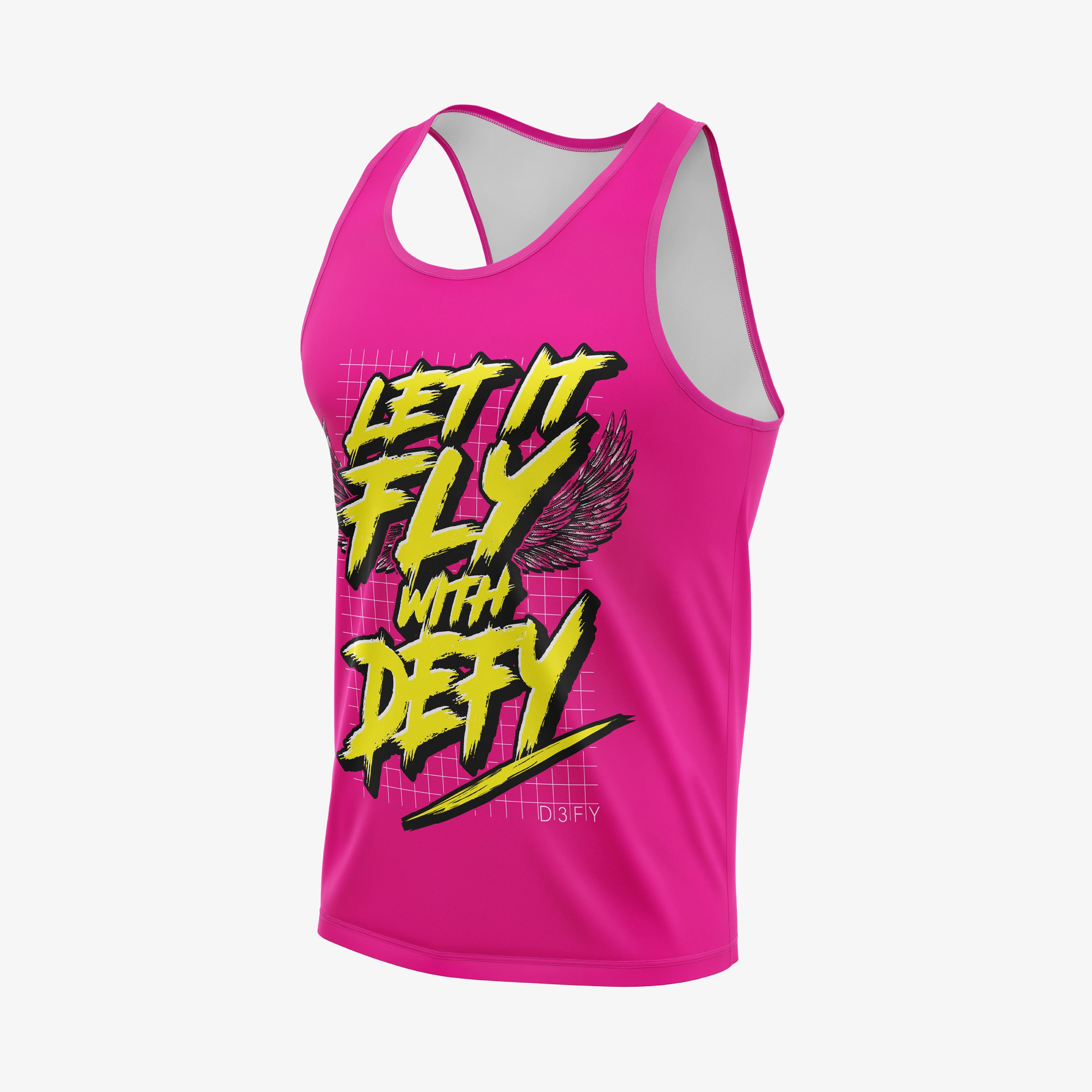 Defy Dry Fit Tank Top – "Let it Fly Pink" - DEFY PAINTBALL