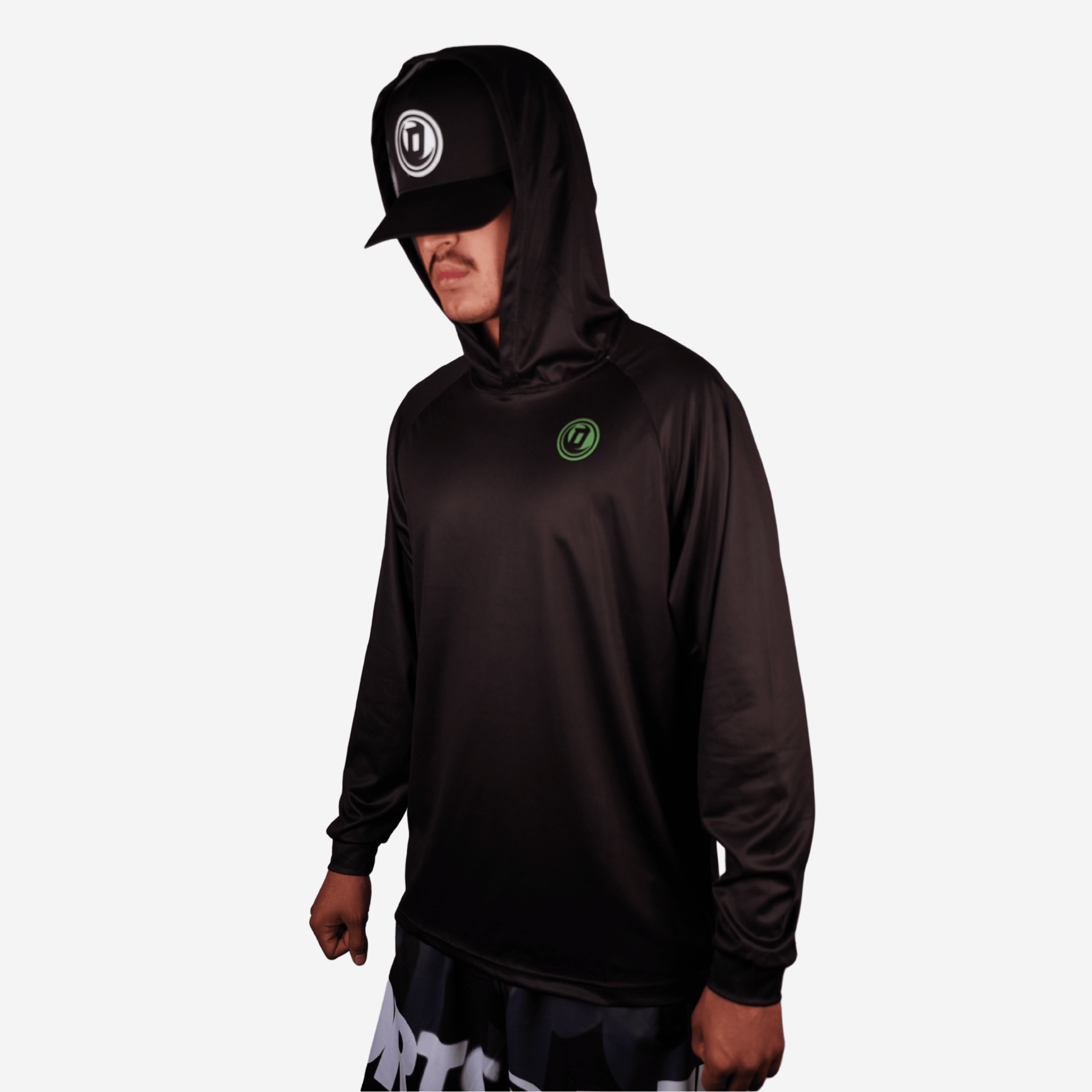 Defy Dry Fit Gym Hoodie – "Black Out" - DEFY PAINTBALL