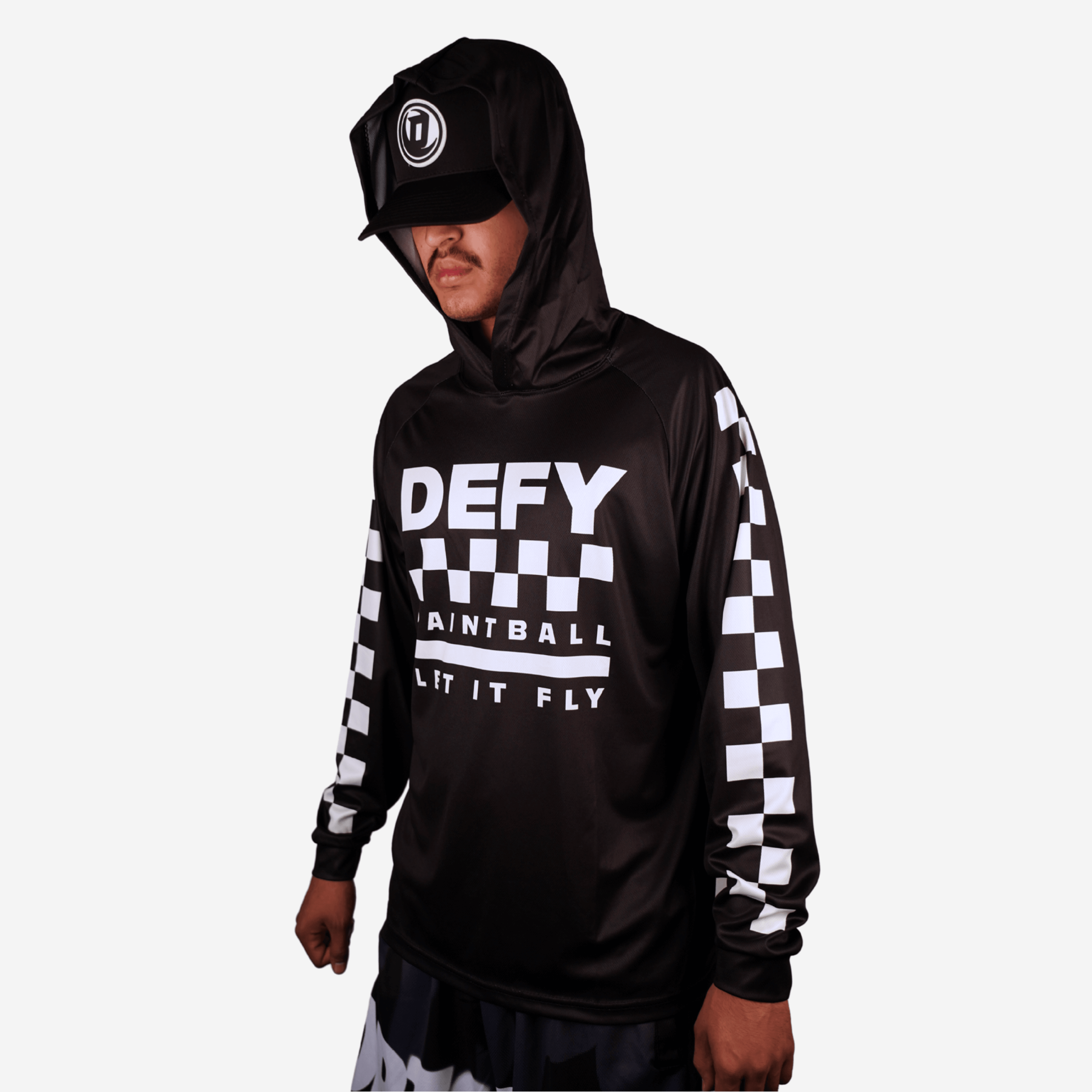 Defy Dry Fit Gym Hoodie – "Racer" - DEFY PAINTBALL