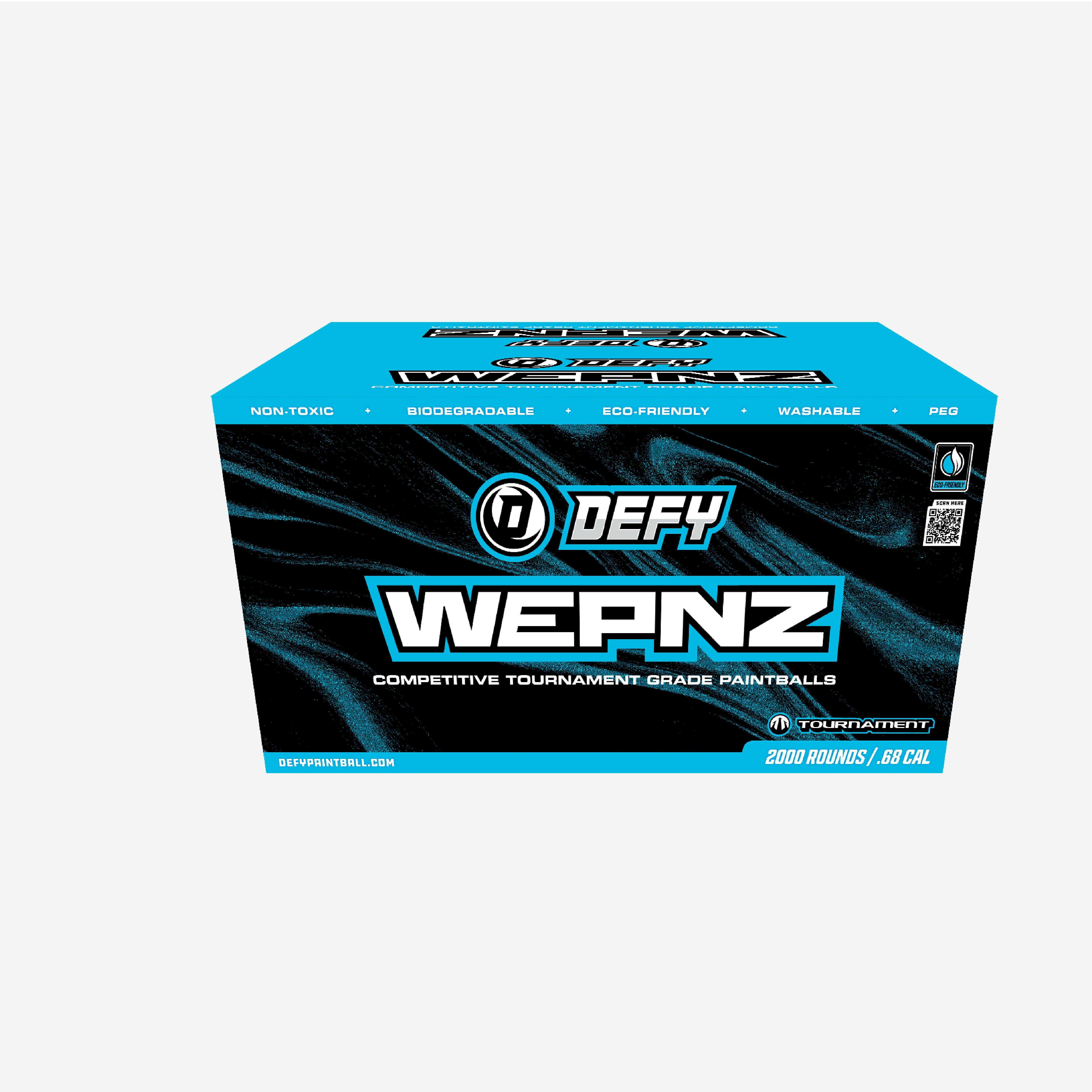 Defy WEPNZ Paintballs – Tournament Grade - DEFY PAINTBALL