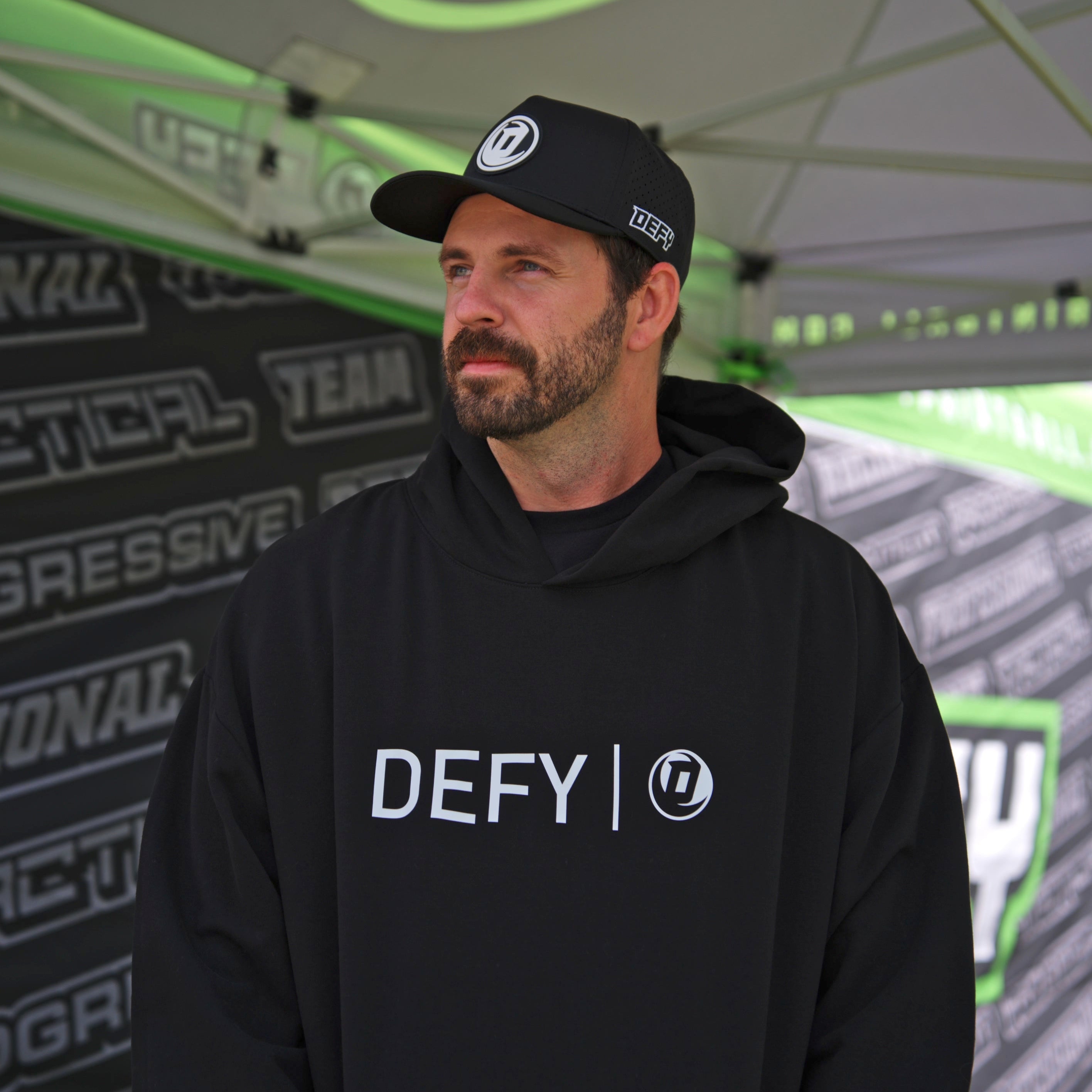 Defy Hoodie Modal – Black - DEFY PAINTBALL