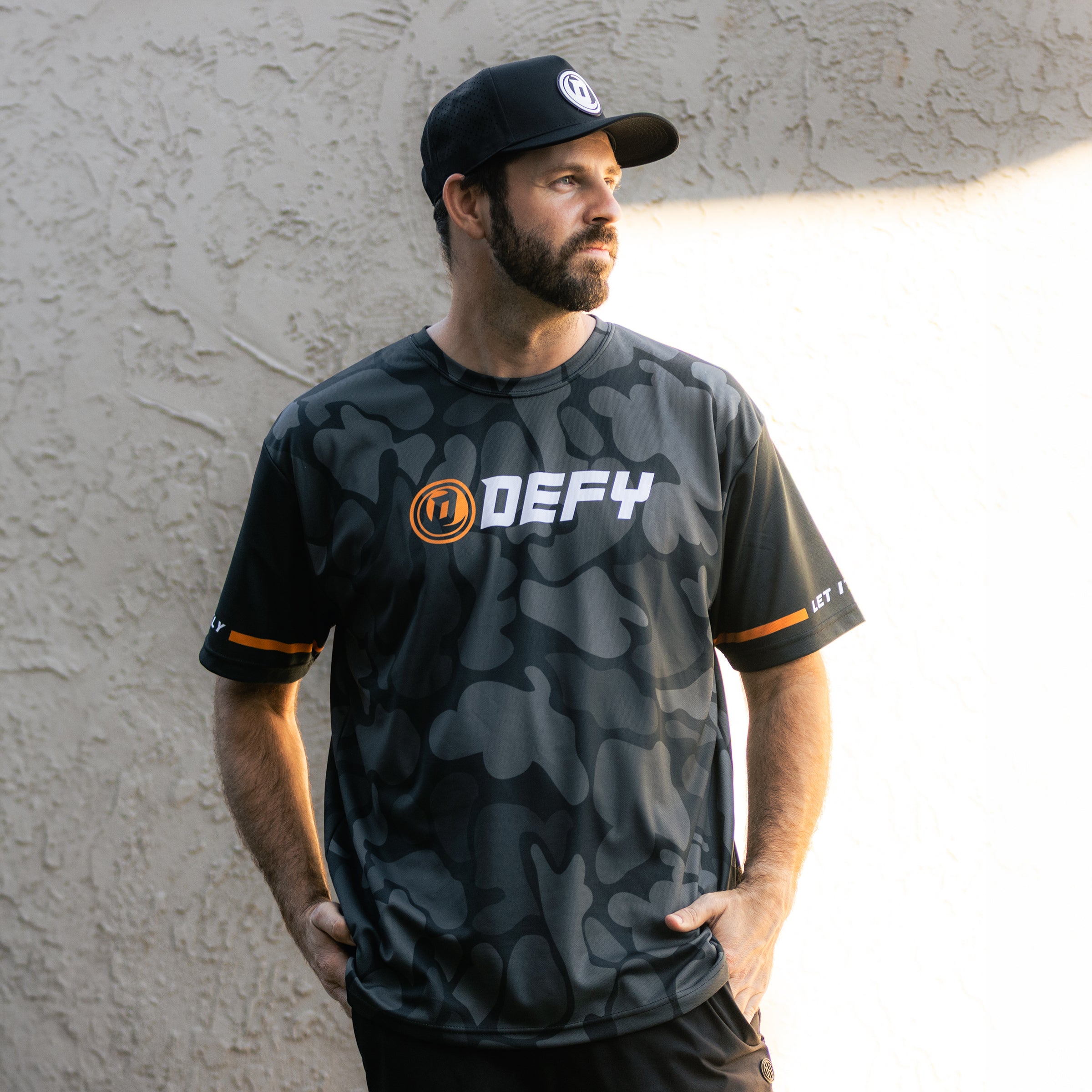 Defy Dry Fit T-Shirt - "Black Camo"