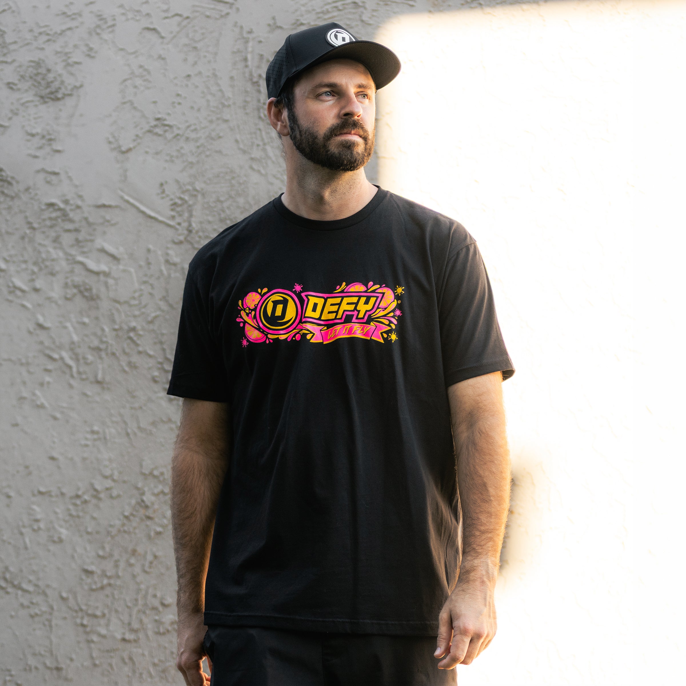 Defy Lemonade Black Cotton T Shirt - DEFY PAINTBALL