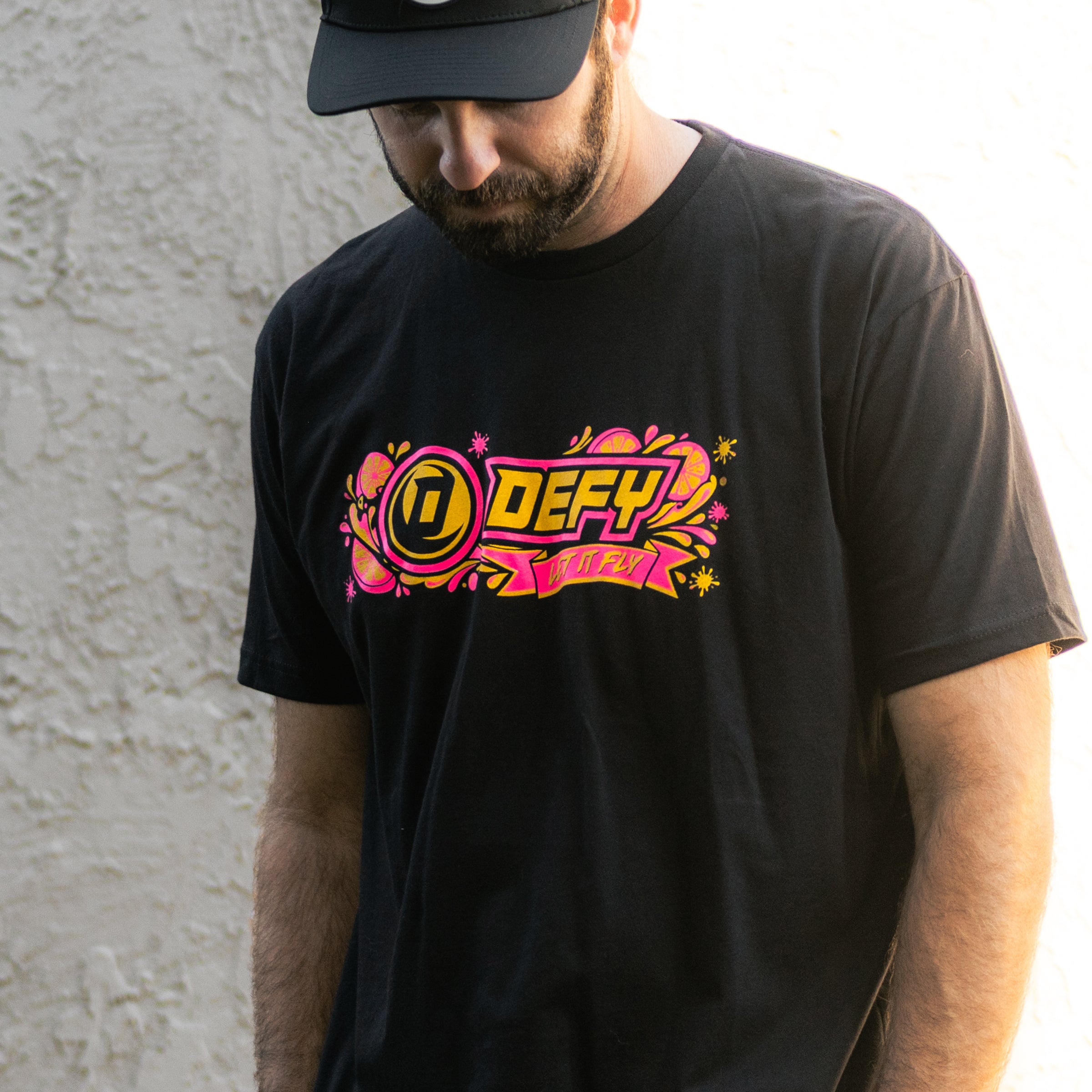 Defy Lemonade Black Cotton T Shirt - DEFY PAINTBALL