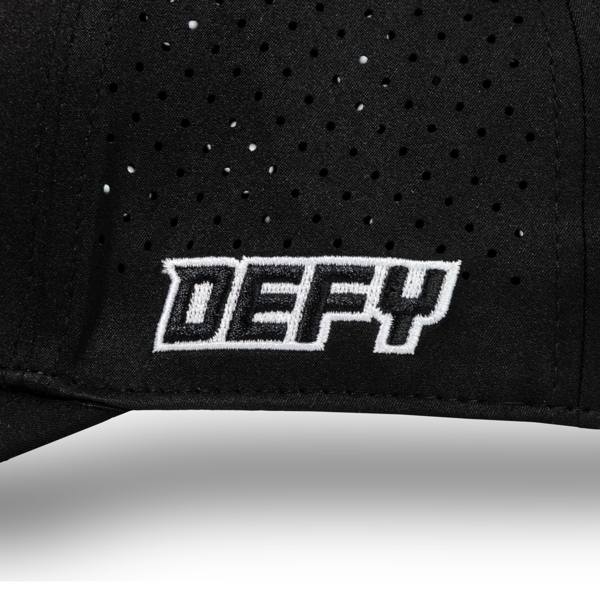 Defy Snapback Hat - Black - DEFY PAINTBALL
