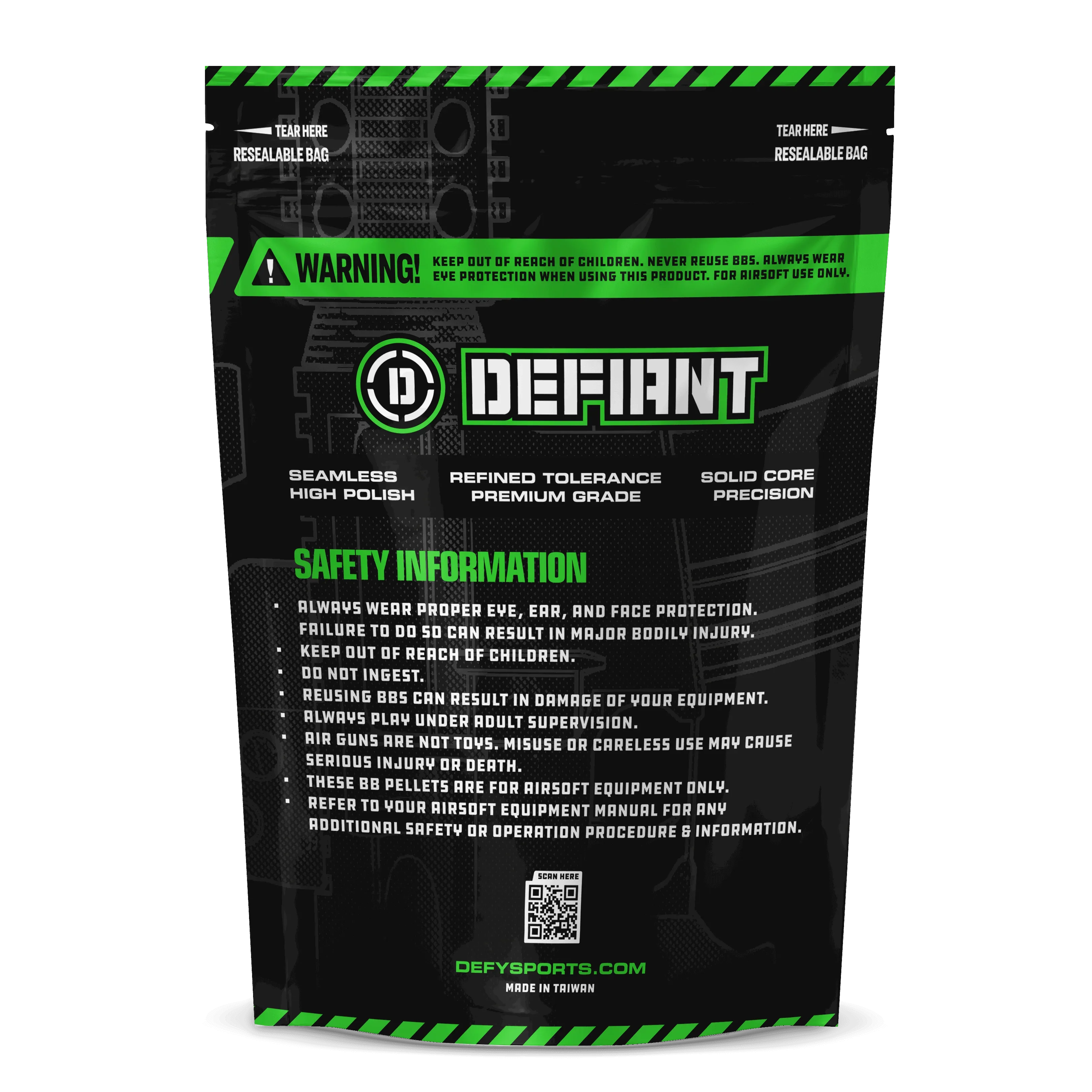 Defiant Competition Airsoft BBs - DEFY PAINTBALL