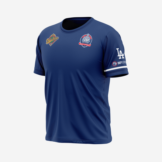 Defy Dry Fit T-Shirt – "LA Badge" - DEFY PAINTBALL