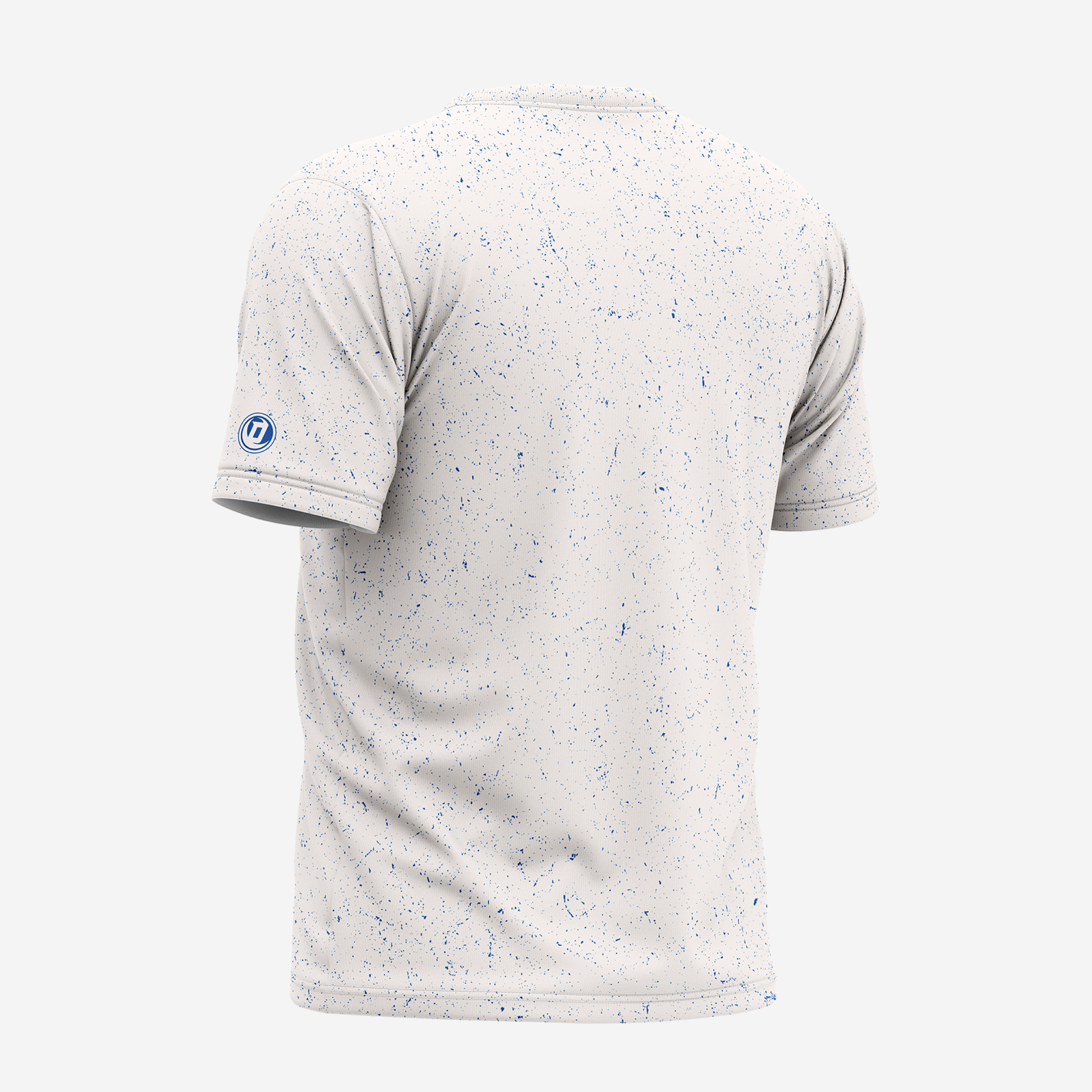 Defy Dry Fit T-Shirt – "Creme Blue Speckle"