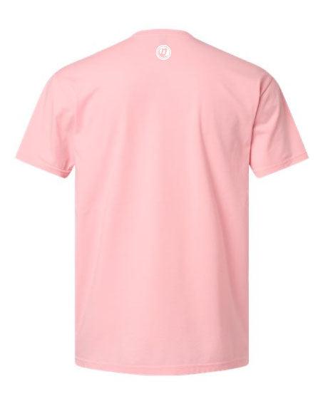 Defy Let it Fly Grid Pink Cotton T Shirt - DEFY PAINTBALL