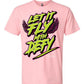 Defy Let it Fly Grid Pink Cotton T Shirt - DEFY PAINTBALL
