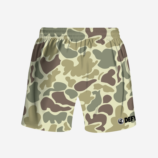 Defy Dry Fit Gym Shorts – "Duck Camo"