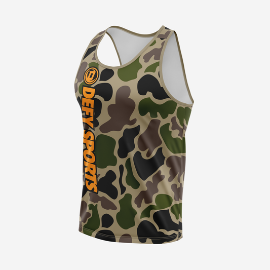 Defy Dry Fit Tank Top – "Duck Camo Dark"