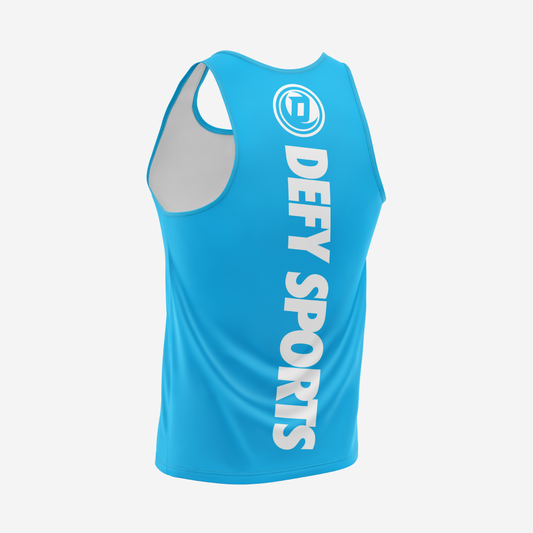 Defy Dry Fit Tank Top – "Sport Cyan"
