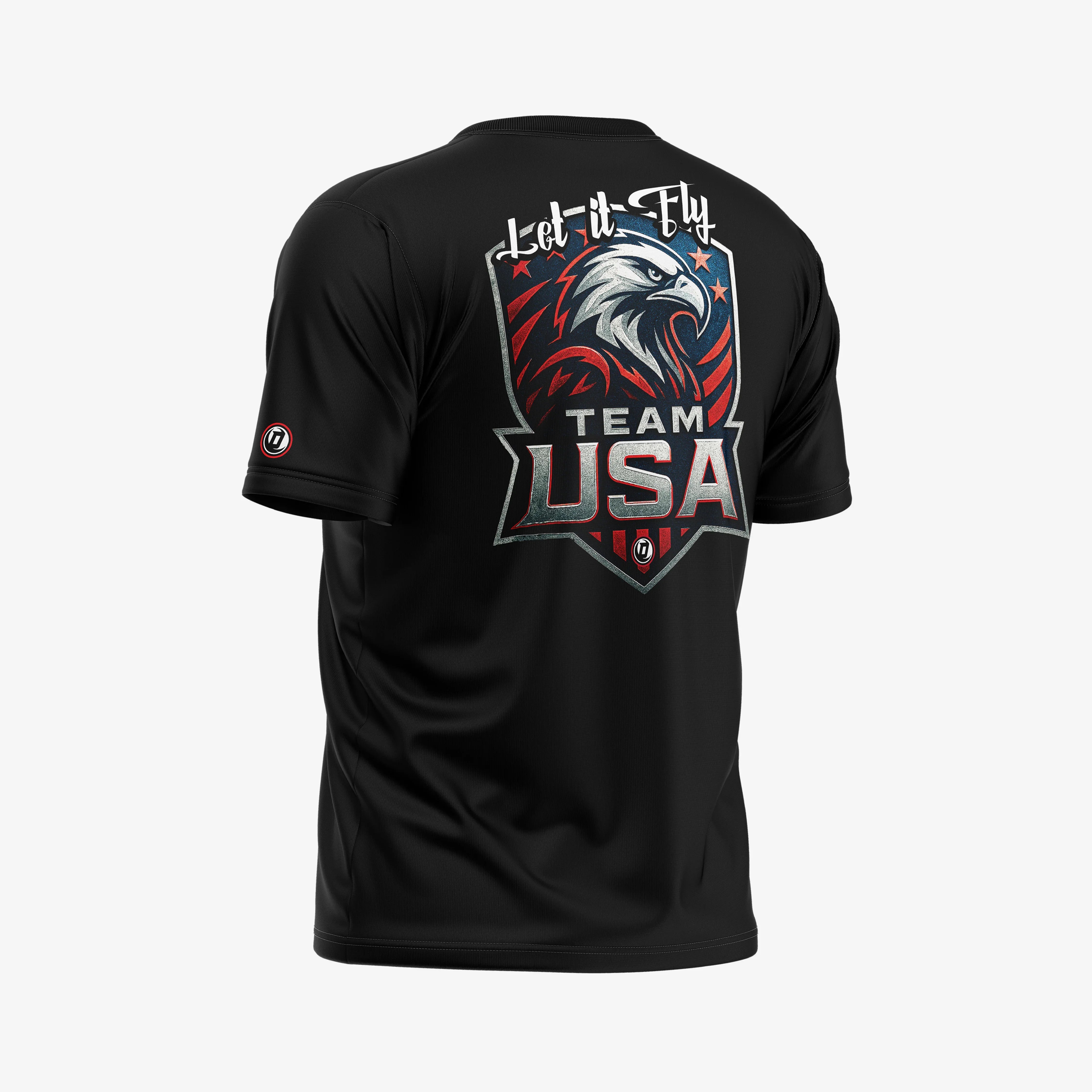 Defy Dry Fit T-Shirt – "USA Black"