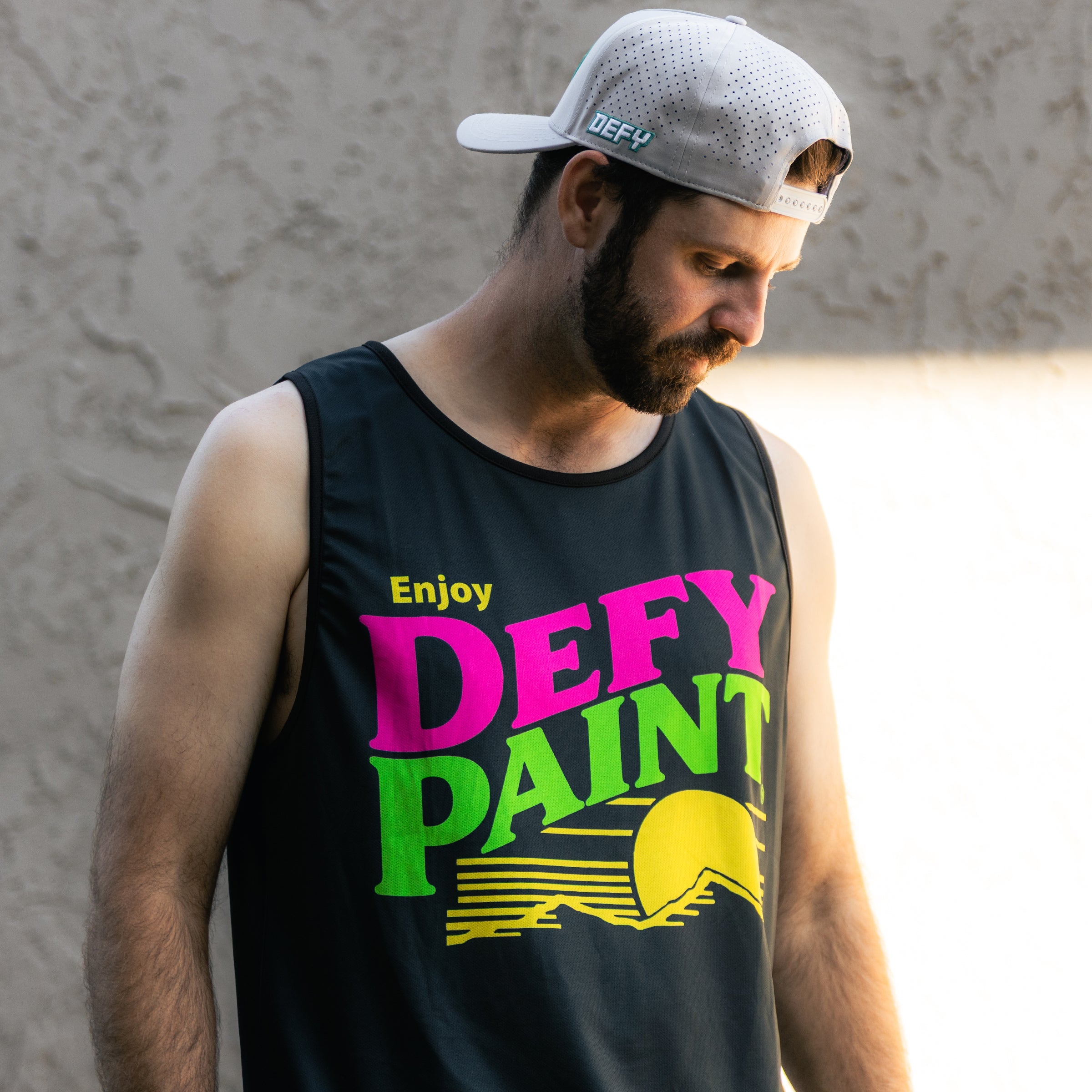 Defy Dry Fit Tank Top – "Enjoy Defy Paint" - DEFY PAINTBALL