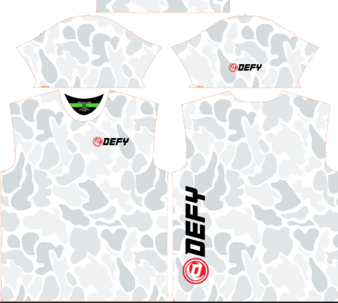 Defy Dry Fit T-Shirt – "Snow Duck Camo"