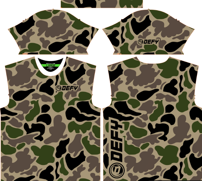 Defy Dry Fit T-Shirt – "Duck Camo"