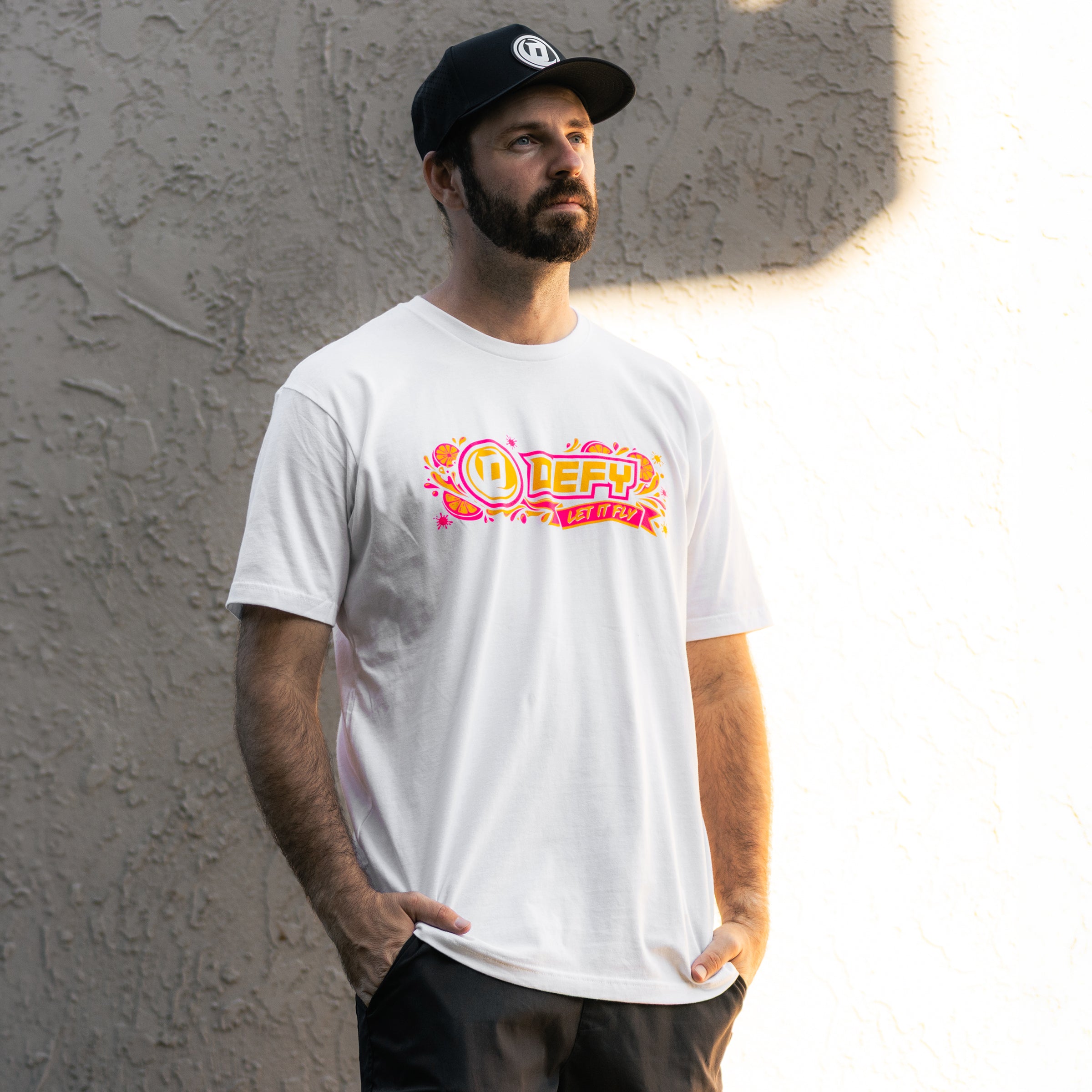 Defy Lemonade White Cotton T Shirt - DEFY PAINTBALL