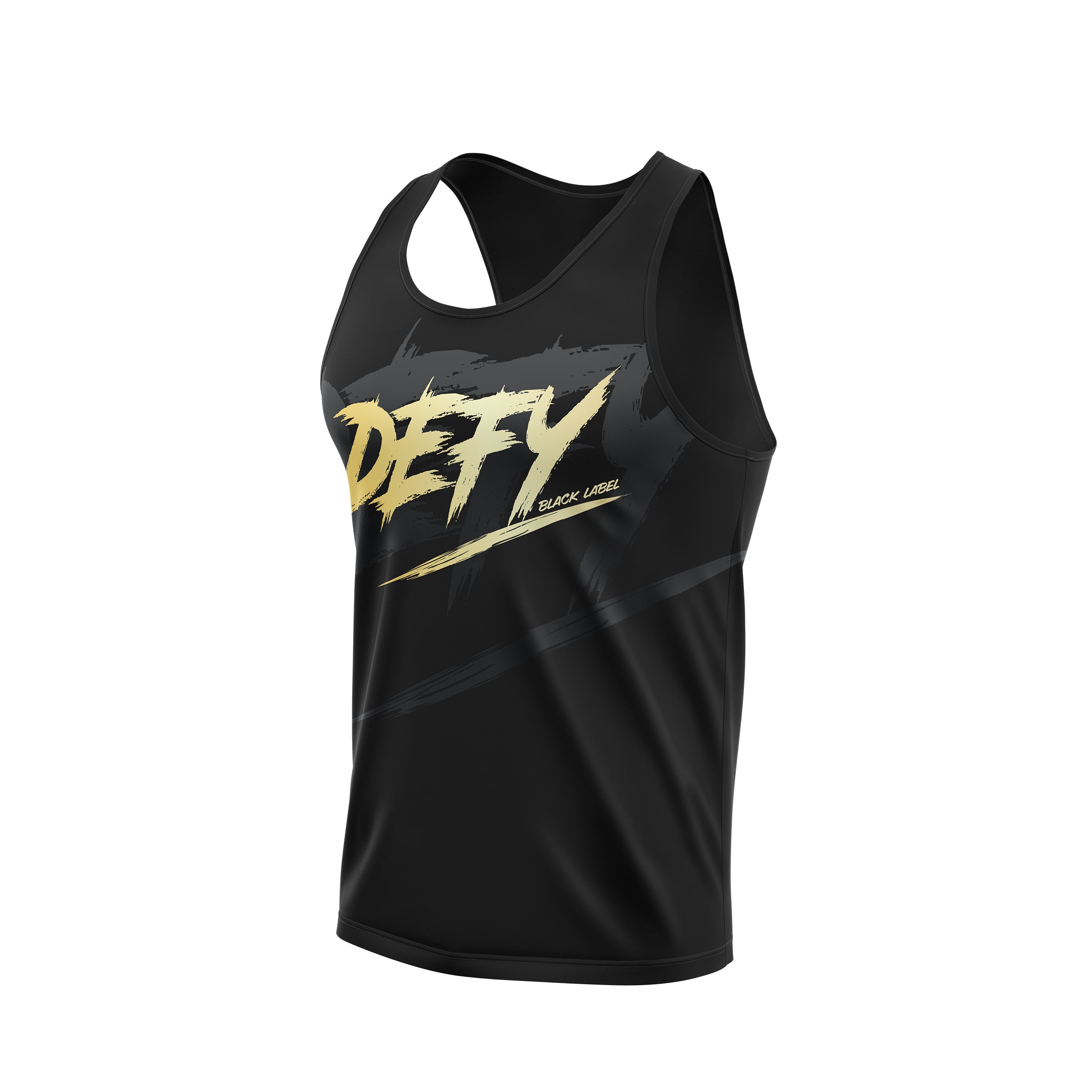 Defy Dry Fit Tank Top – "Black Label Stripe"