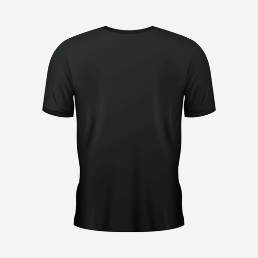 Defy Orange White Checker Logo Black Cotton T Shirt - DEFY PAINTBALL