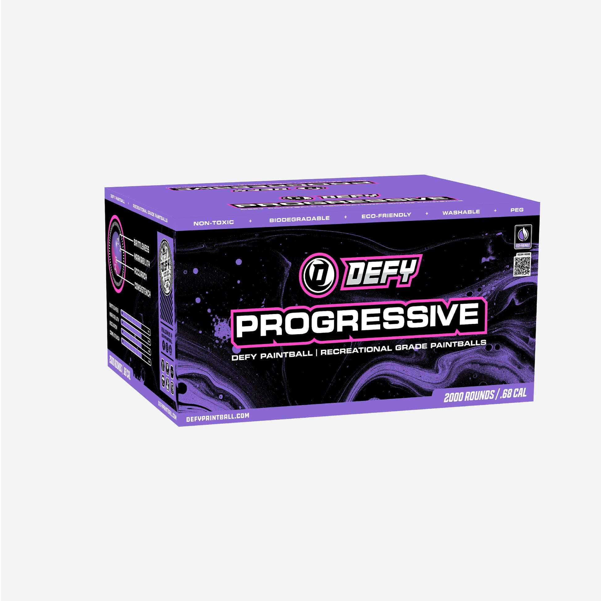 Defy PROGRESSIVE Paintballs – Recreational Grade - DEFY PAINTBALL