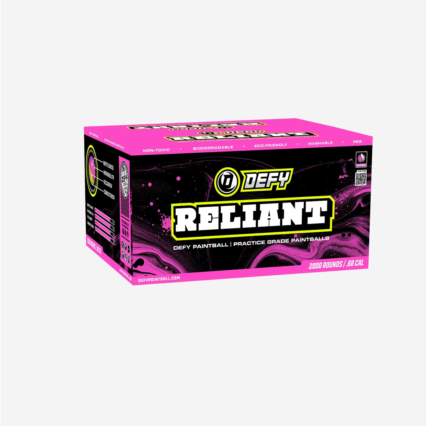 Defy RELIANT Paintballs – Practice Grade - DEFY PAINTBALL