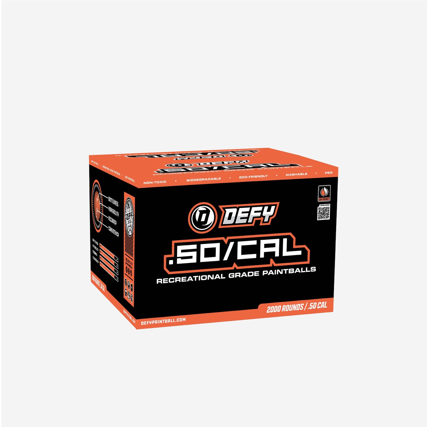 Defy .50 CAL Paintballs – Practice & Recreational Grade - DEFY PAINTBALL