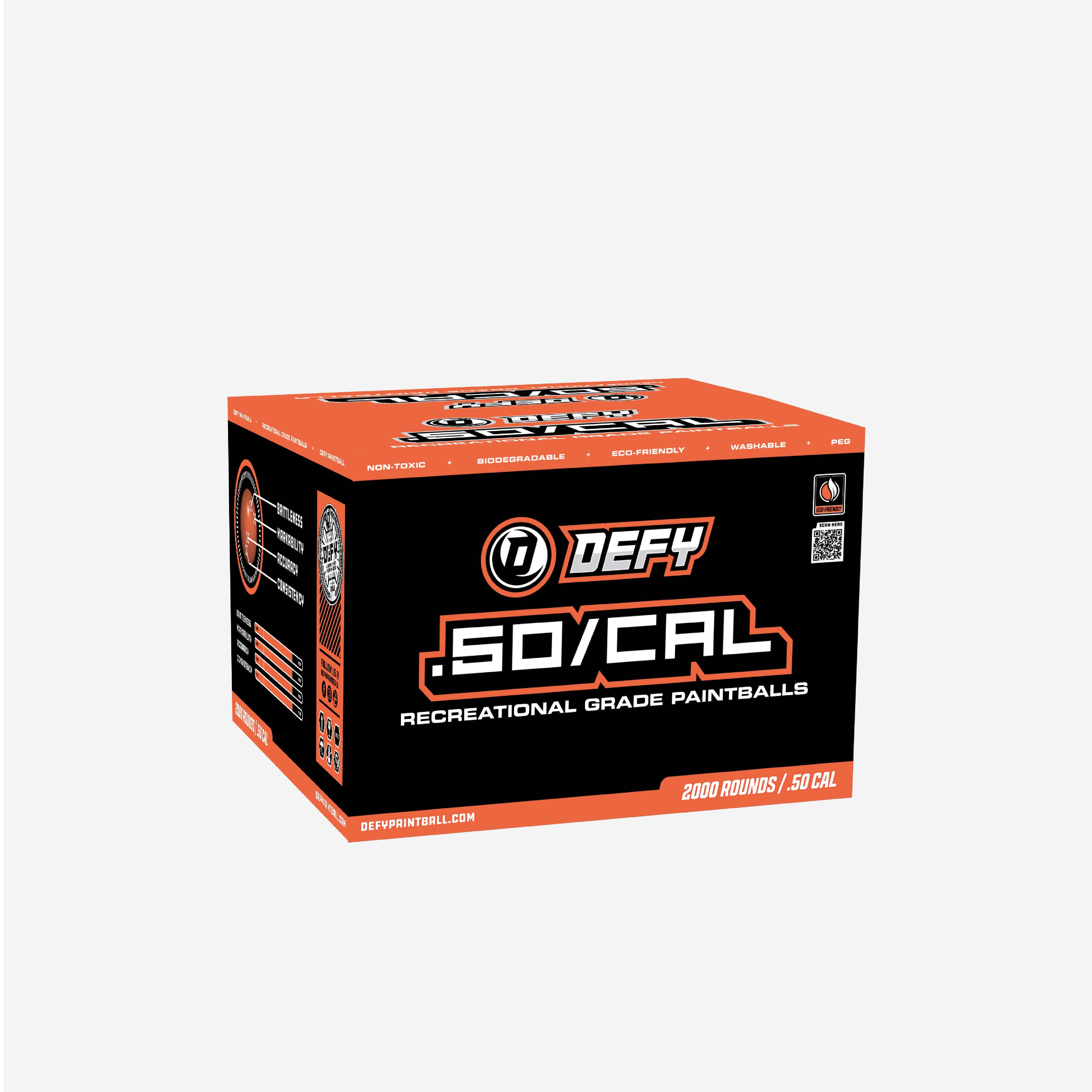 Defy .50 CAL Paintballs – Practice & Recreational Grade - DEFY PAINTBALL