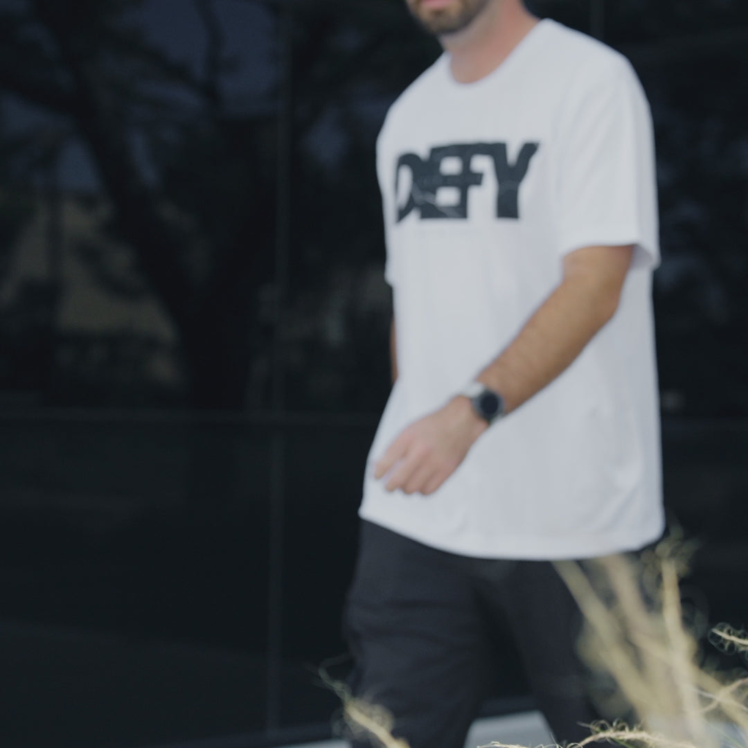 Defy Dry Fit T-Shirt - "Slab" - White