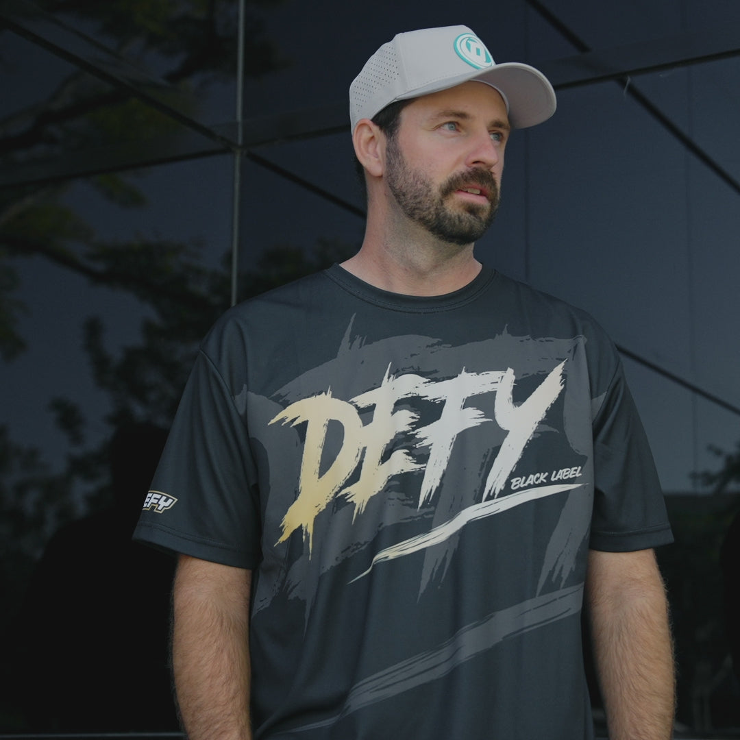Defy Dry Fit T-Shirt - Black Label Stripe