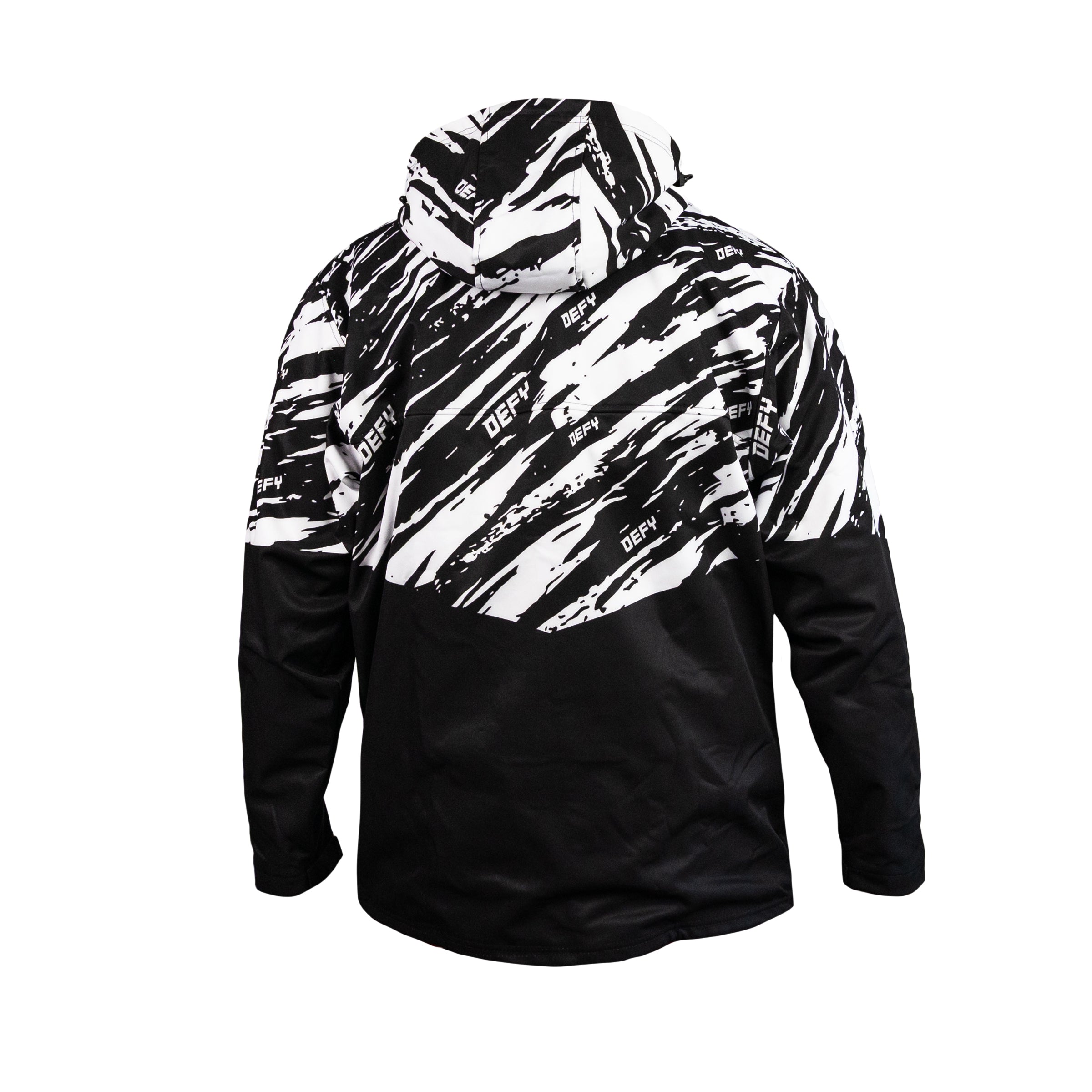 Defy Softshell Jacket - "B&W Striped"